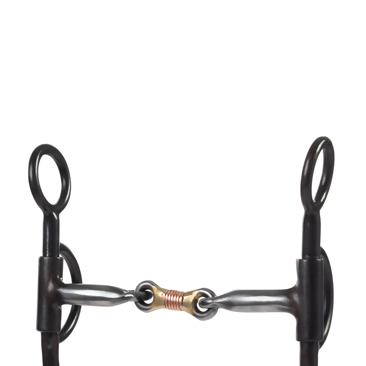 Professional Shank Bit with 5" Sweet Iron Copper Wire Wrapped Dogbone Mouth