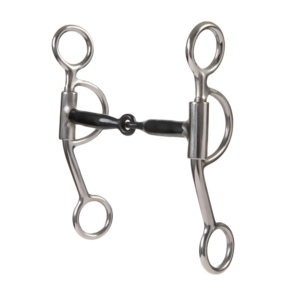 All Purpose Bit, 5" Sweet Iron Snaffle Mouth with Copper Inlay