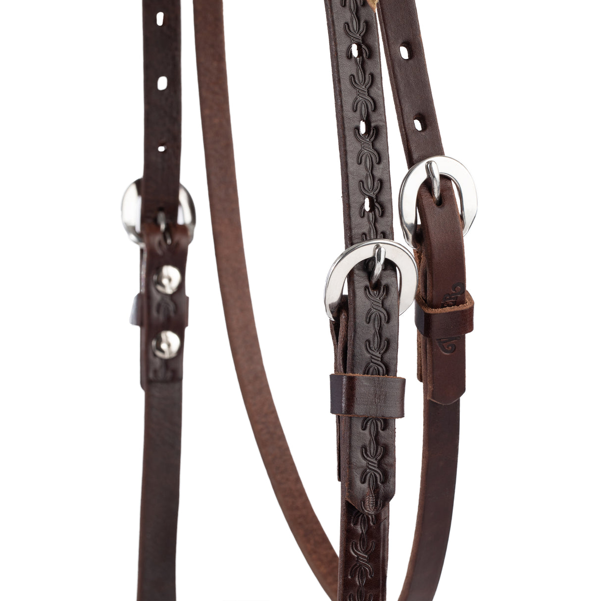 Barbed Wire Browband Headstall
