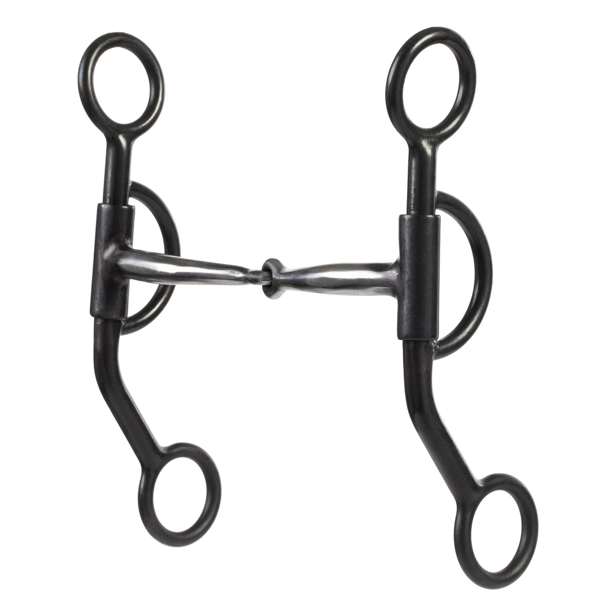 Professional Snaffle Bit with 5" Sweet Iron Mouth with Copper Inlay