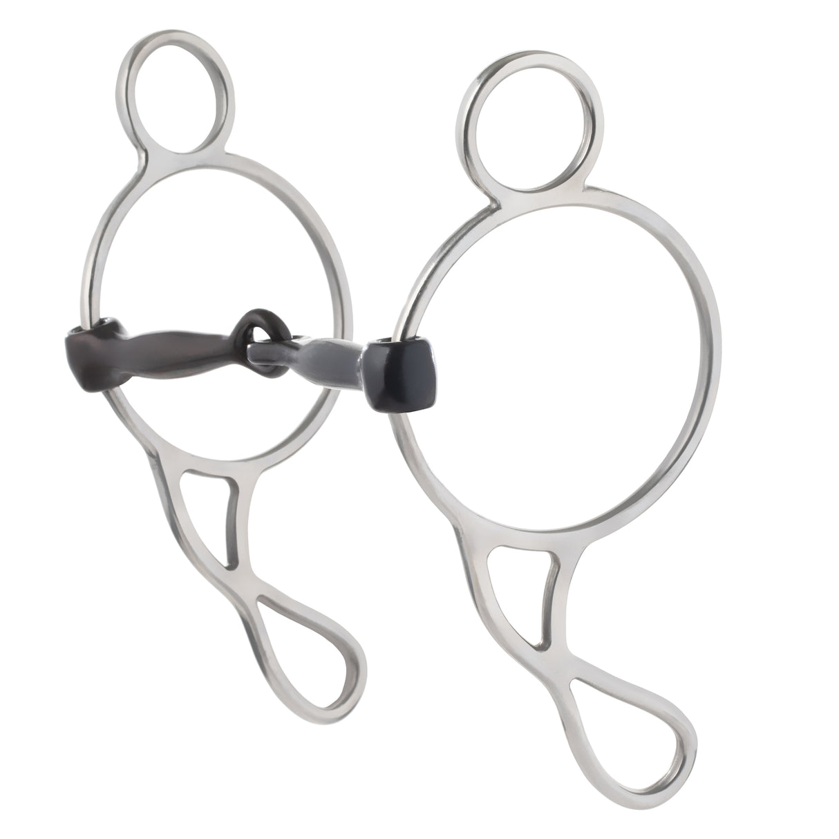 Gag Bit, 5-1/2" Sweet Iron Snaffle Mouth