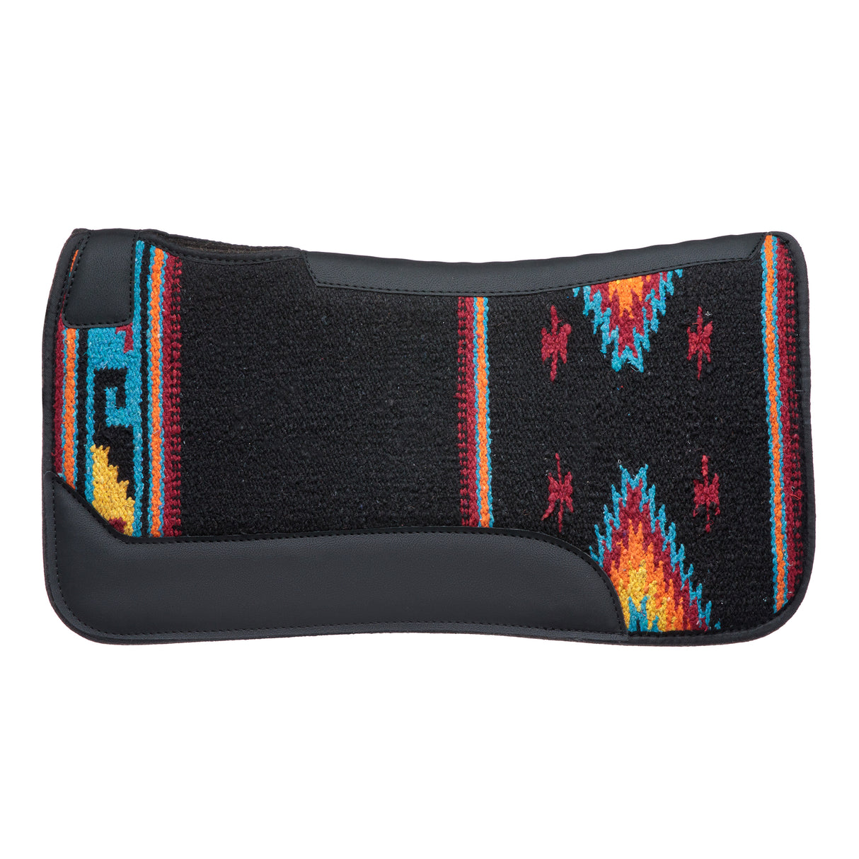 Contoured Single Weave Wool Blend Felt Saddle Pad