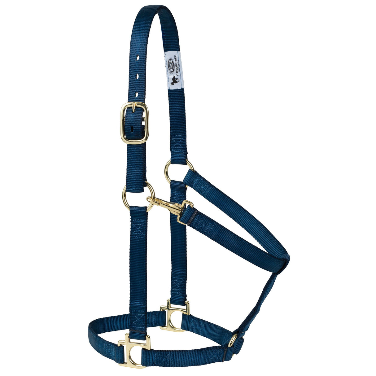 Poly Horse Halter, Non-Adjustable with Throat Snap, Weanling to Large