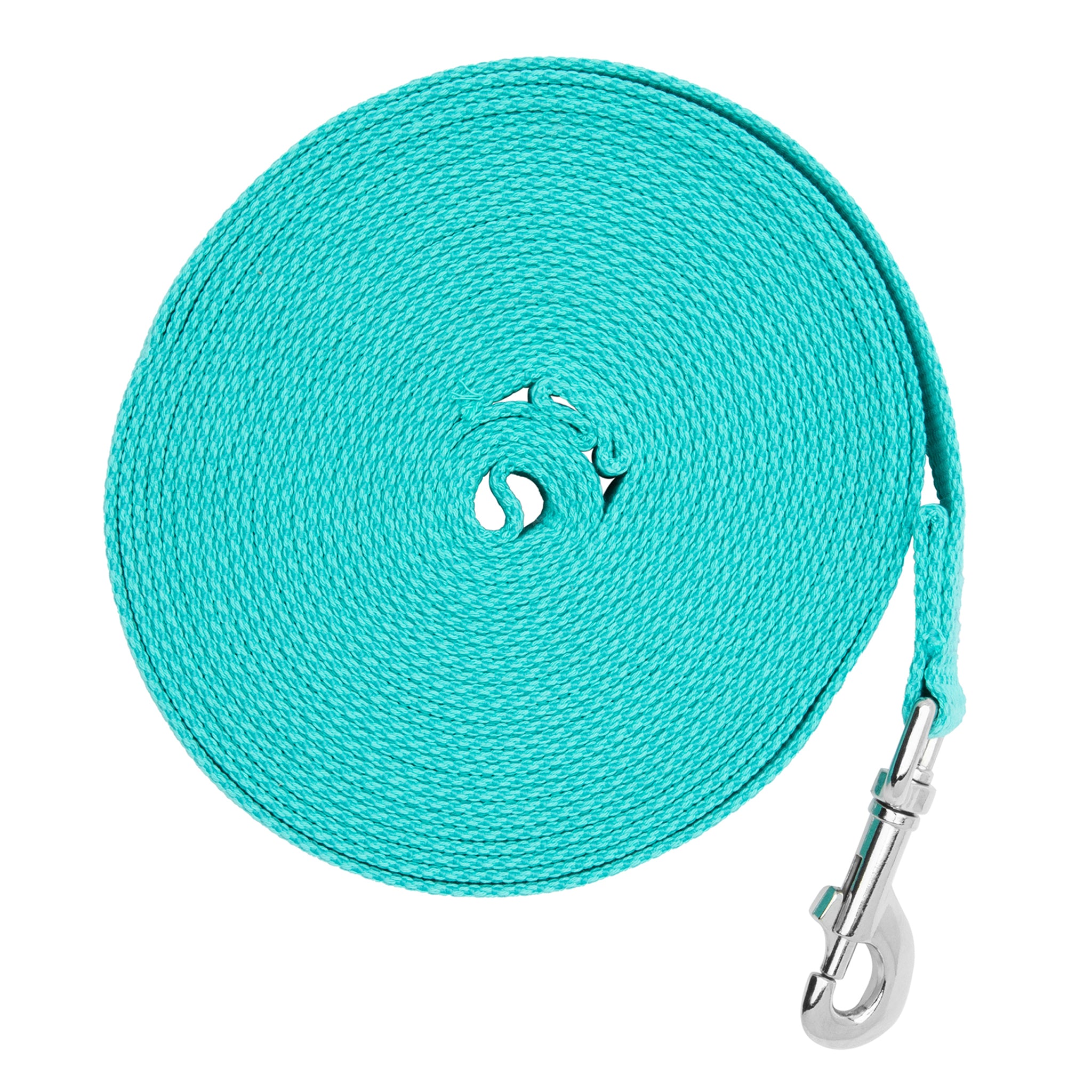 Flat Cotton Lunge Line, 1" x 30 with Nickel