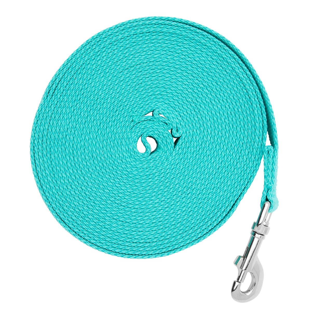 Flat Cotton Lunge Line, 1" x 30 with Nickel