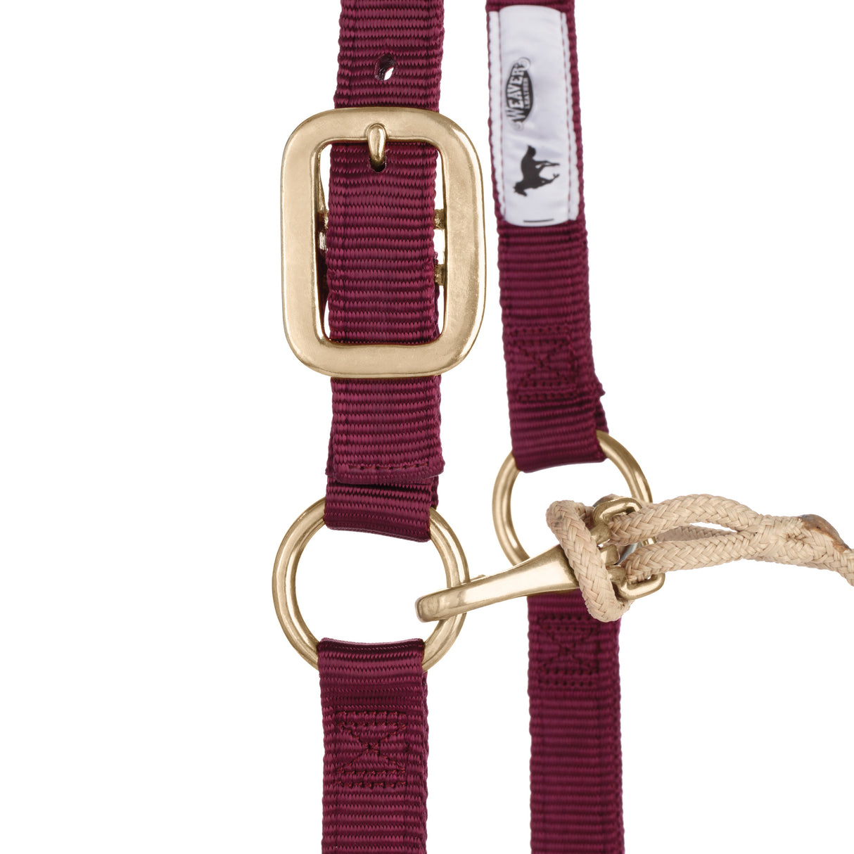 Kalley Krickeberg Nylon & Rope Combination Horseman's Halter with Side Ring