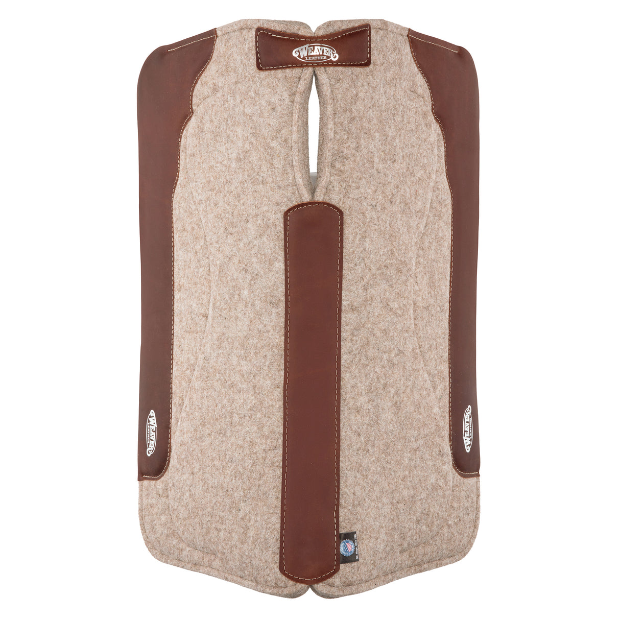 Gel Contoured Wool Blend Felt Saddle Pad, 1" Thick