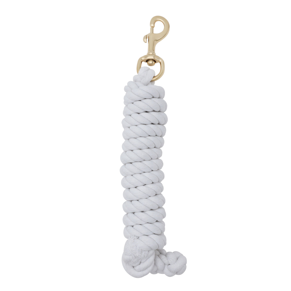 Cotton Lead Rope with Brass Plated 225 Snap, 5/8" x 10'