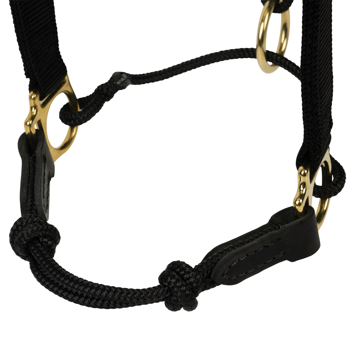Kalley Krickeberg Breakaway Horseman's Halter, Nylon, Leather & Rope Combination Horse Halter