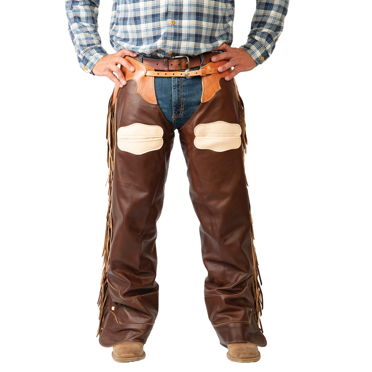 Premium Western Leather Chaps