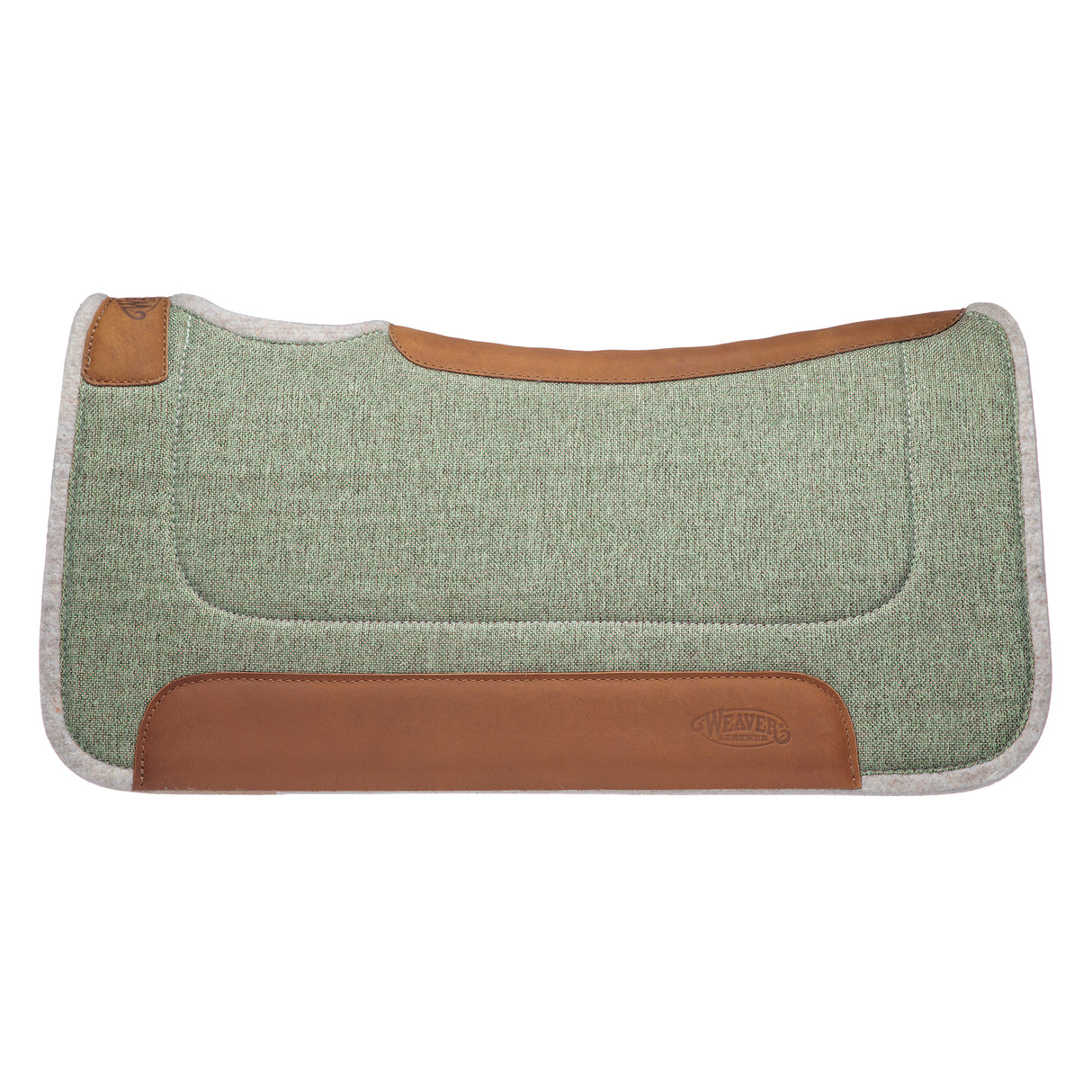 Contoured Jute Wool Blend Felt Saddle Pad