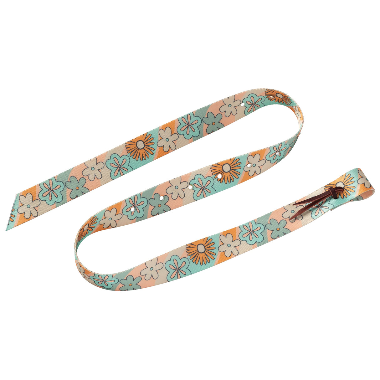 Patterned Poly Tie Strap with Holes, 1-3/4" x 60"