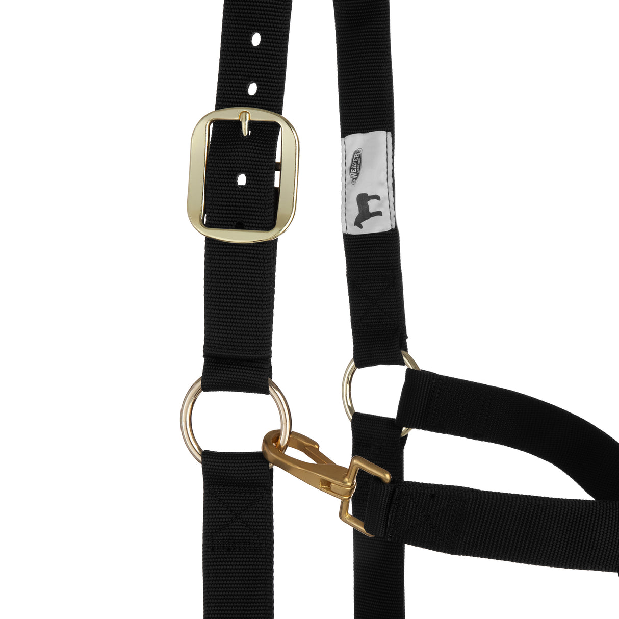 Original Adjustable Chin and Throat Snap Halter, 1-1/2" Draft