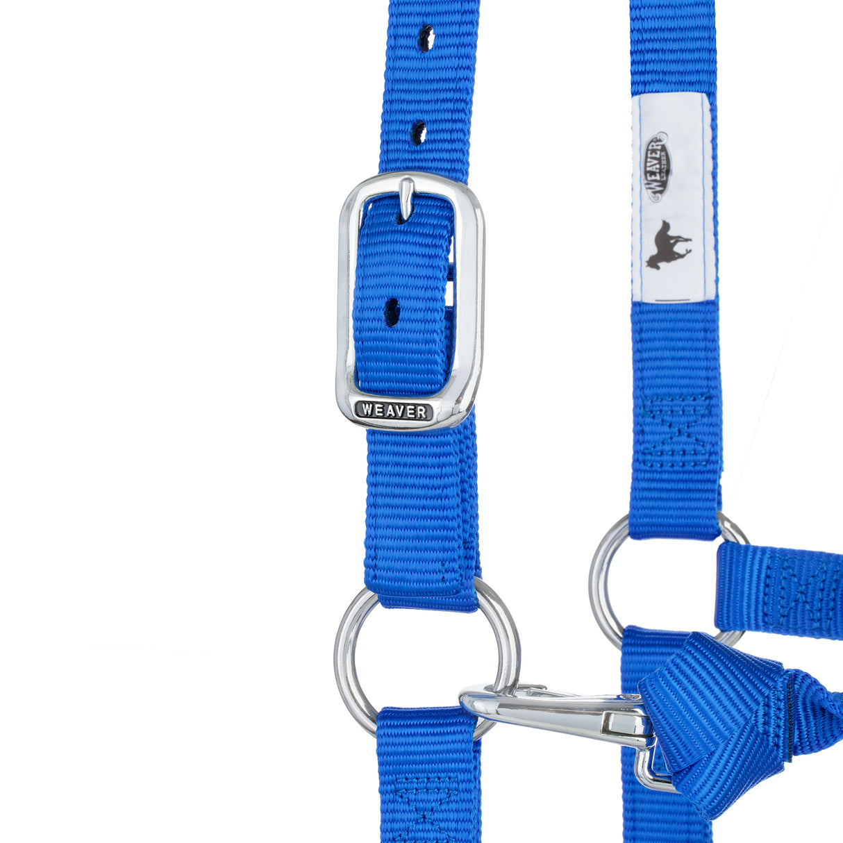 Original Adjustable Nylon Halter with Chrome Plated Hardware