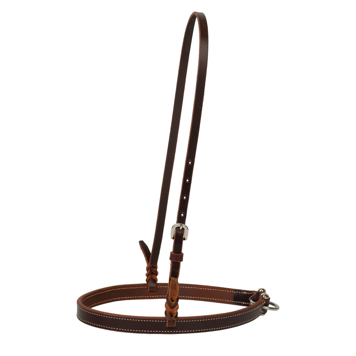 Buffalo Leather Noseband, Burgundy