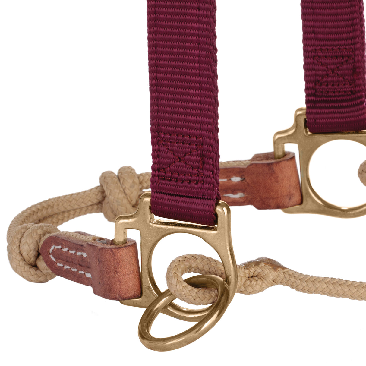 Kalley Krickeberg Nylon & Rope Combination Horseman's Halter with Side Ring