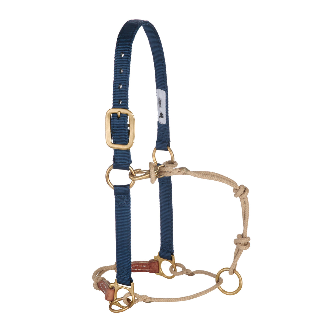 Kalley Krickeberg Nylon & Rope Combination Horseman's Halter with Side Ring