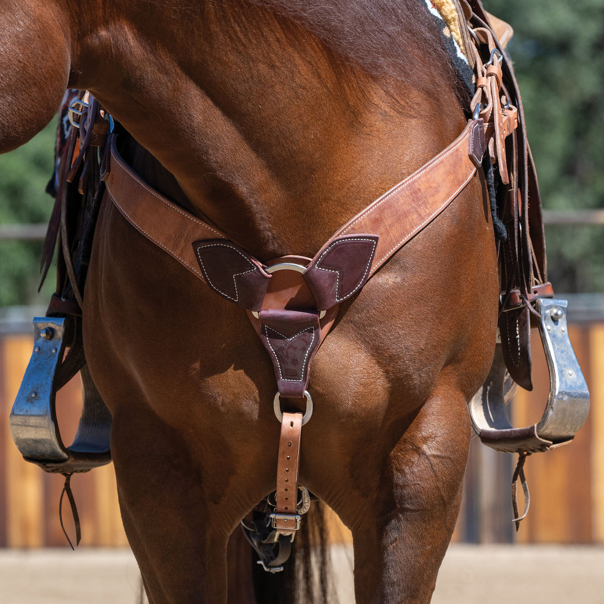 Harness and Latigo Leather Roper Breast Collar