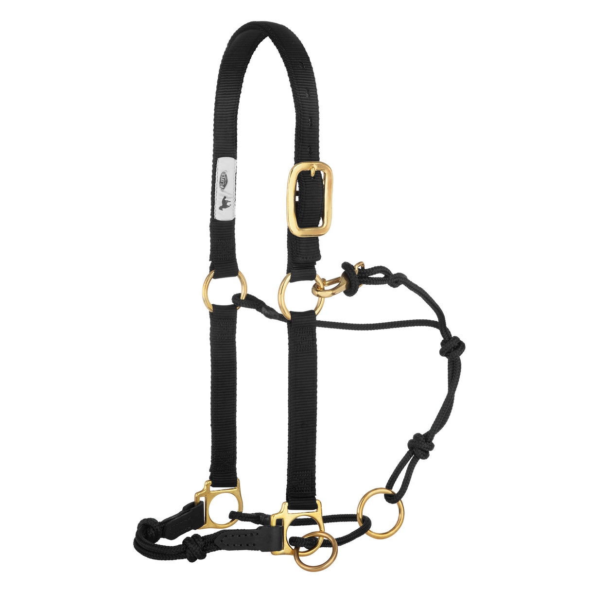 Kalley Krickeberg Nylon & Rope Combination Horseman's Halter with Side Ring