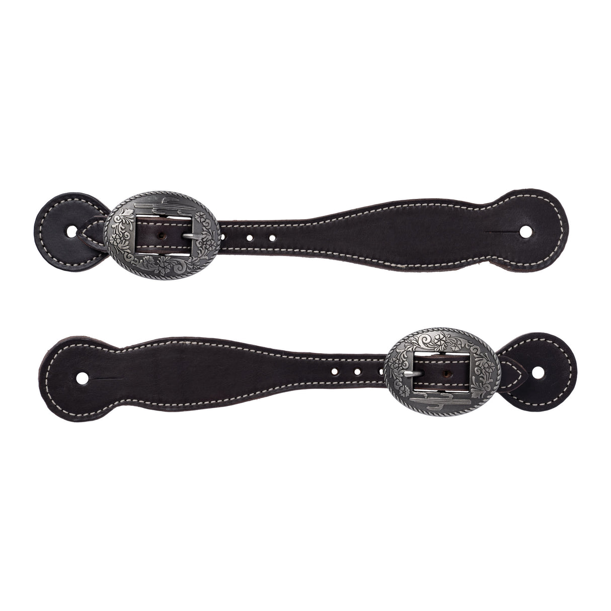 Women's Bridle Leather Spur Straps