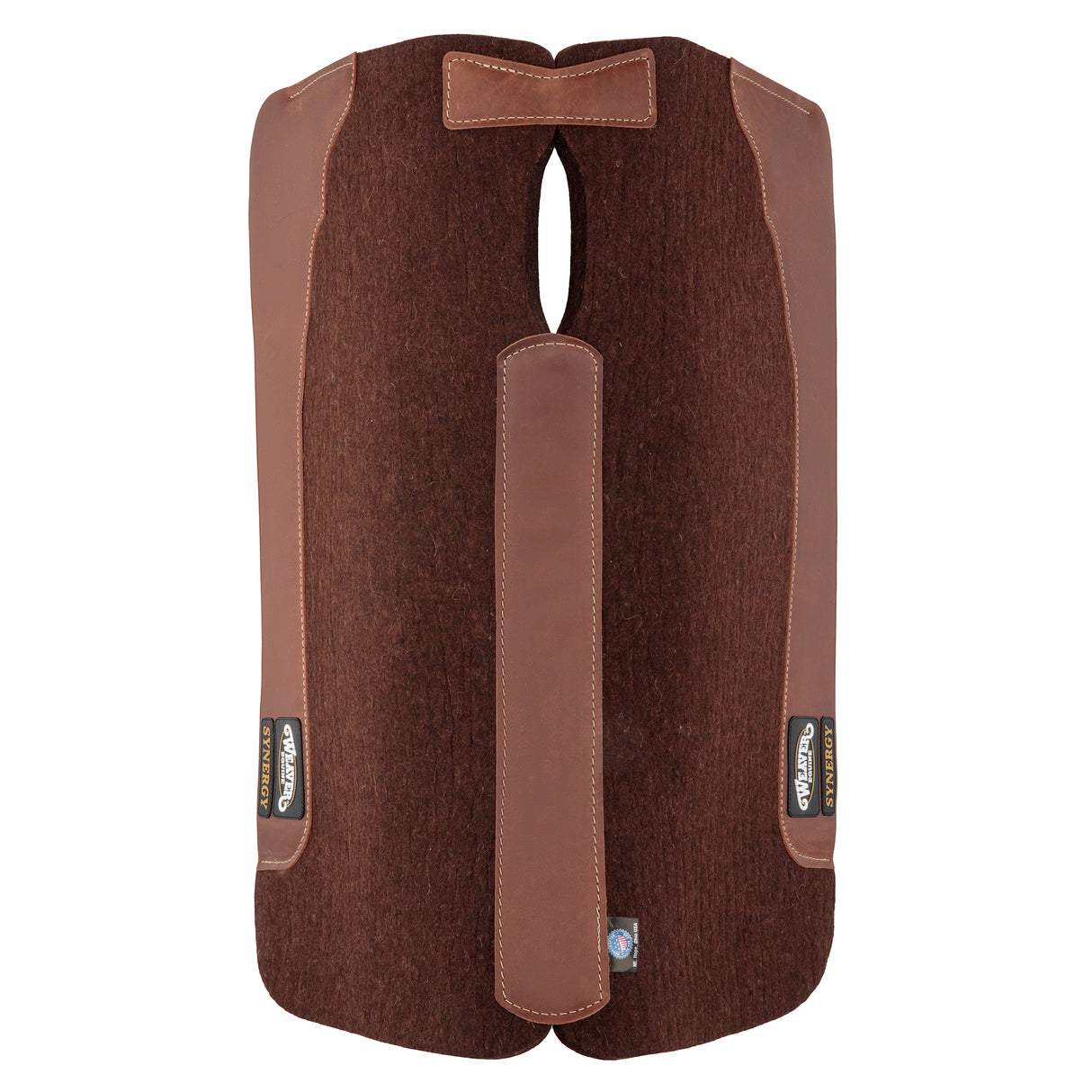 Synergy Contoured Steam Pressed 100% Merino Wool Felt Performance Saddle Pad