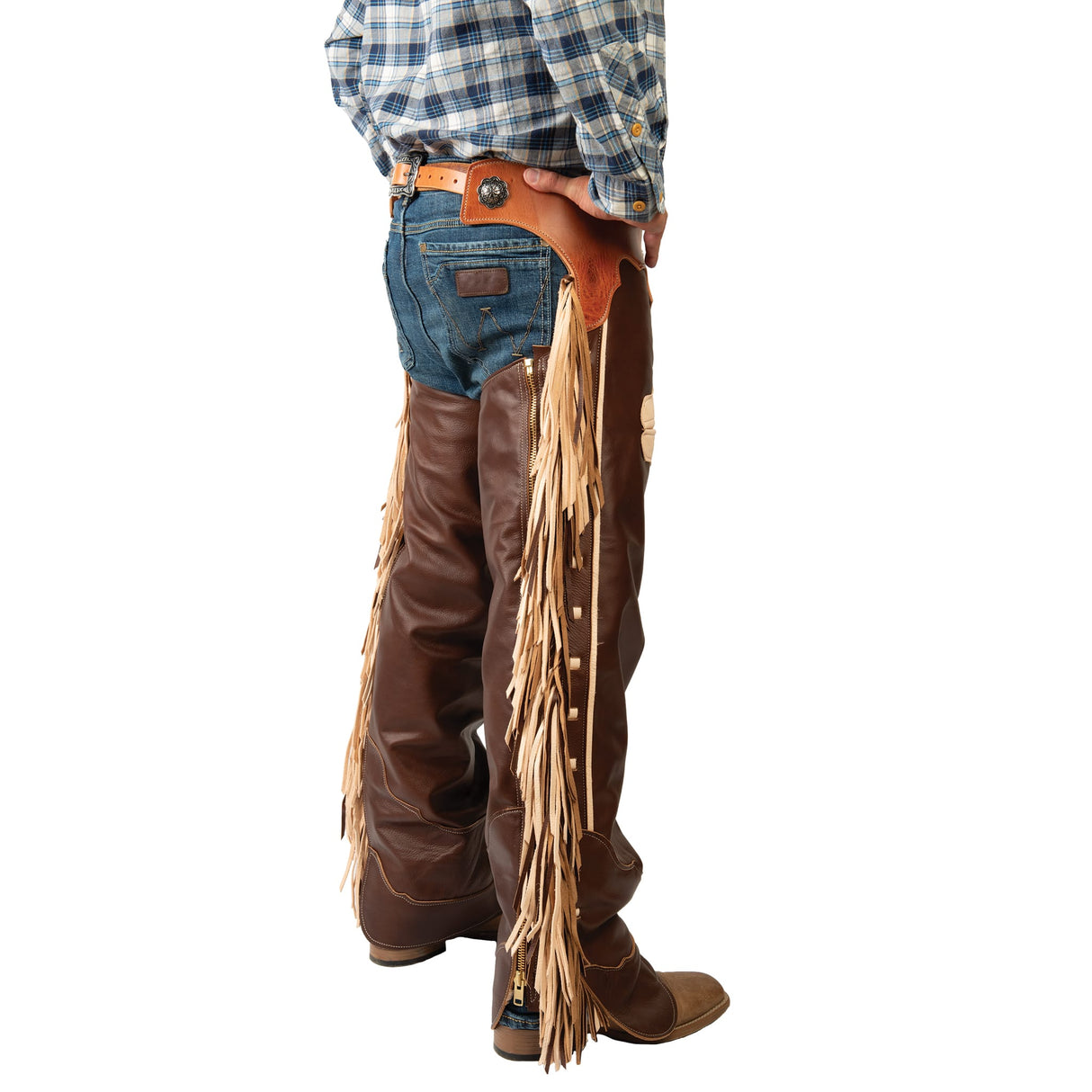 Premium Western Leather Chaps