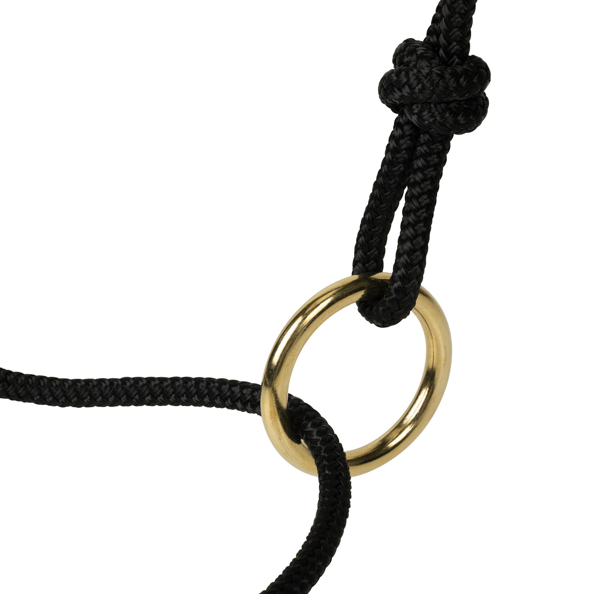 Kalley Krickeberg Breakaway Horseman's Halter, Nylon, Leather & Rope Combination Horse Halter