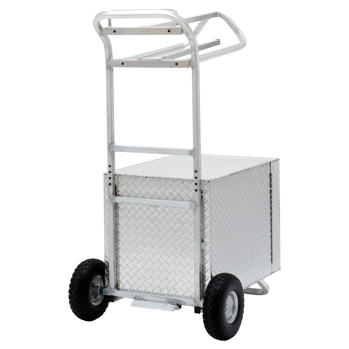 Rolling Tack Box with Saddle Rack