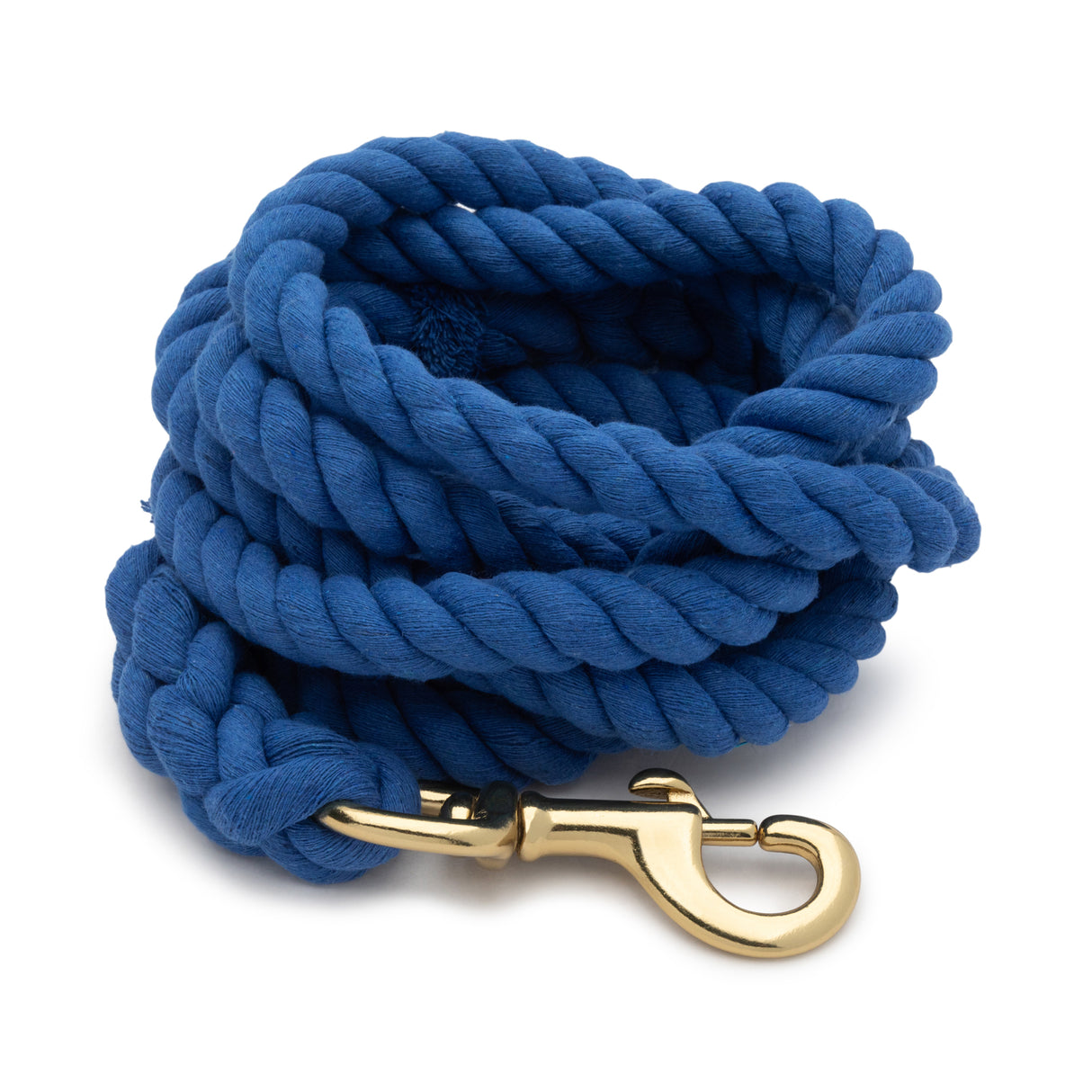 Cotton Lead Rope with Brass Plated 225 Snap, 5/8" x 10'
