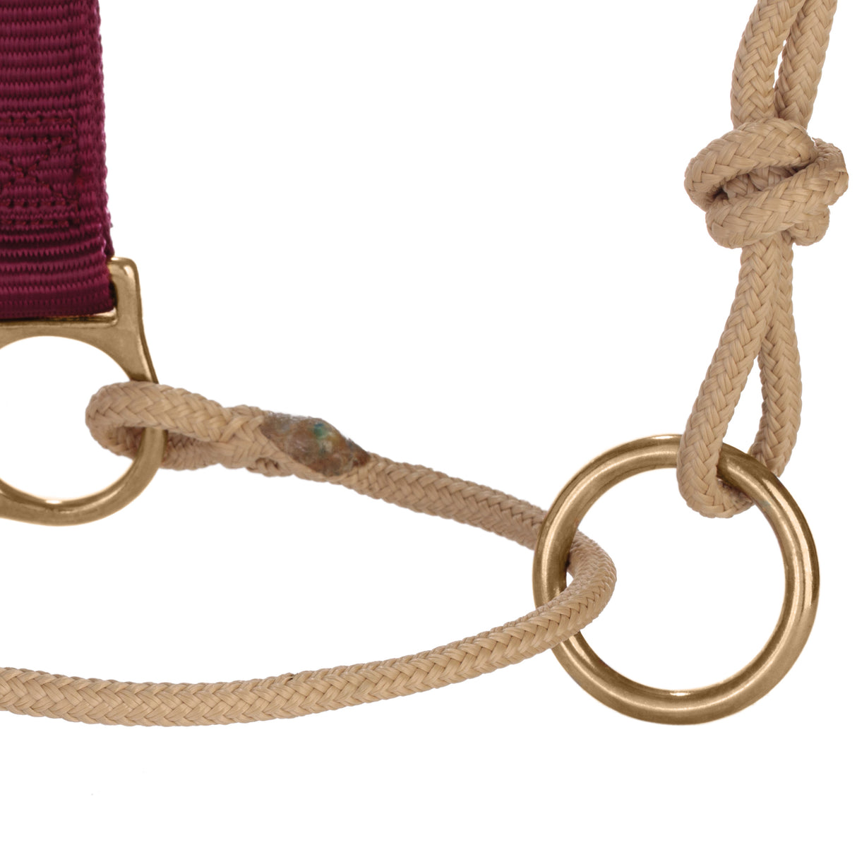 Kalley Krickeberg Nylon & Rope Combination Horseman's Halter with Side Ring