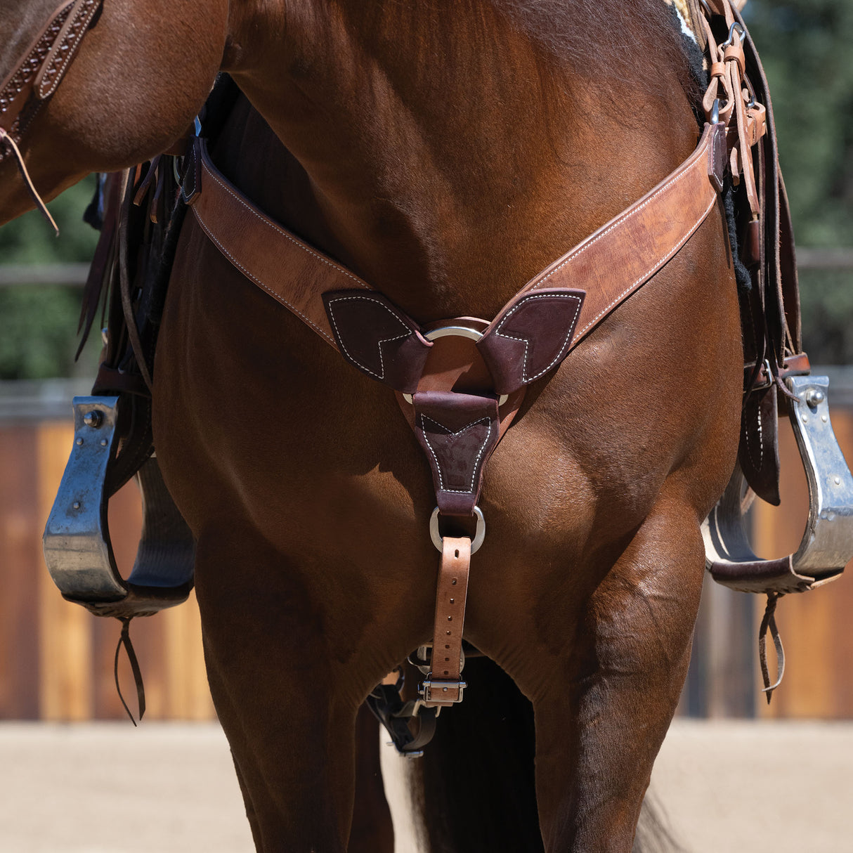 Harness and Latigo Leather Roper Breast Collar
