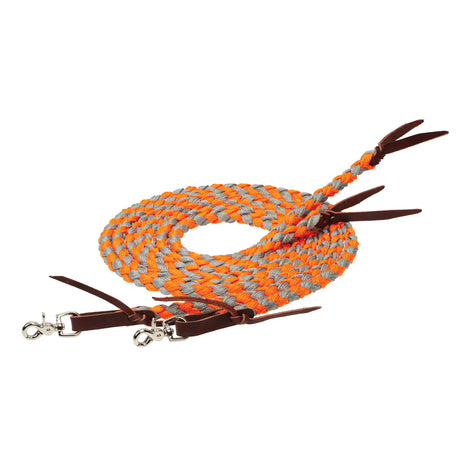 Braided Split Reins, 1/2" x 8