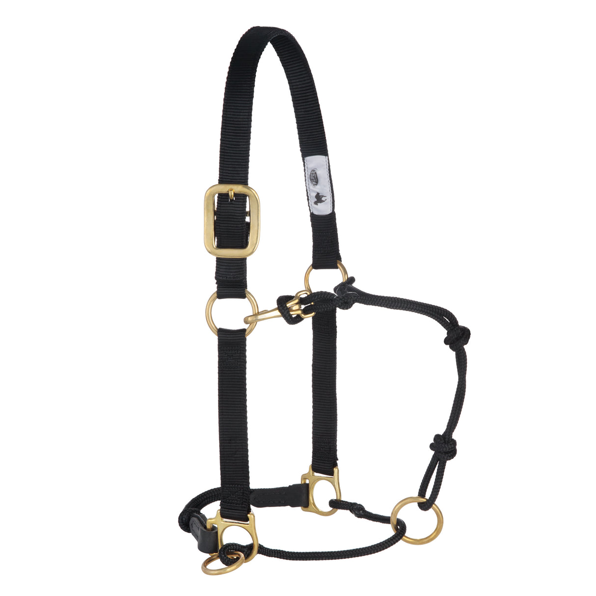 Kalley Krickeberg Nylon & Rope Combination Horseman's Halter with Side Ring