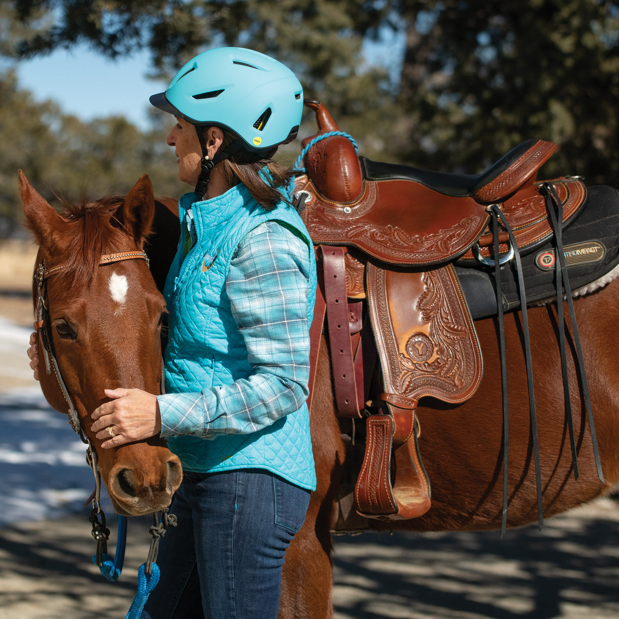 Terrain™ Horse Riding Helmet with Mips® Technology, Multi-Directional Impact Protection System