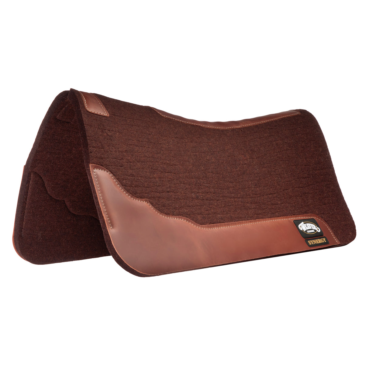 Synergy Contoured Steam Pressed 100% Merino Wool Felt Performance Saddle Pad