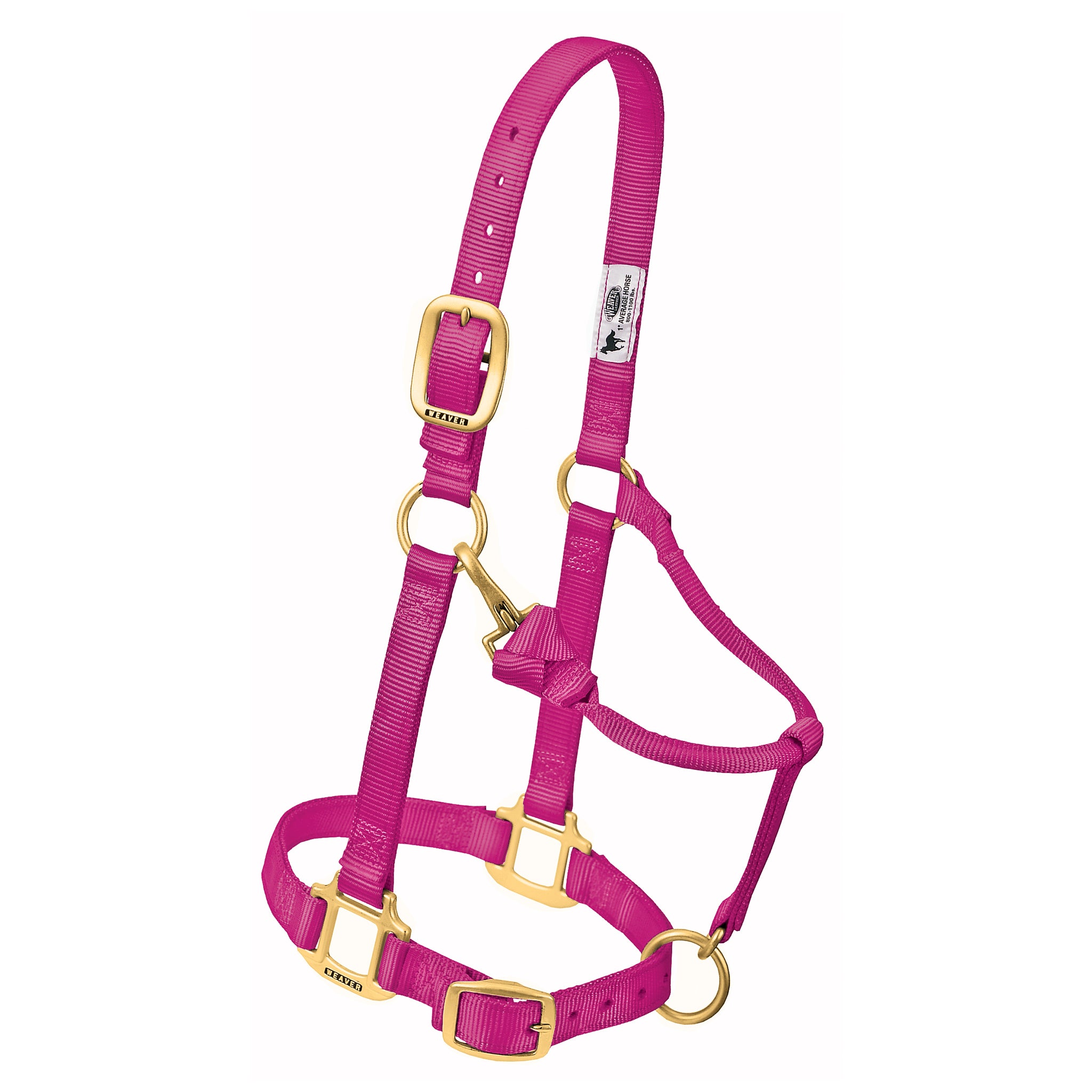 Original Adjustable Chin and Throat Snap Halter, 3/4"