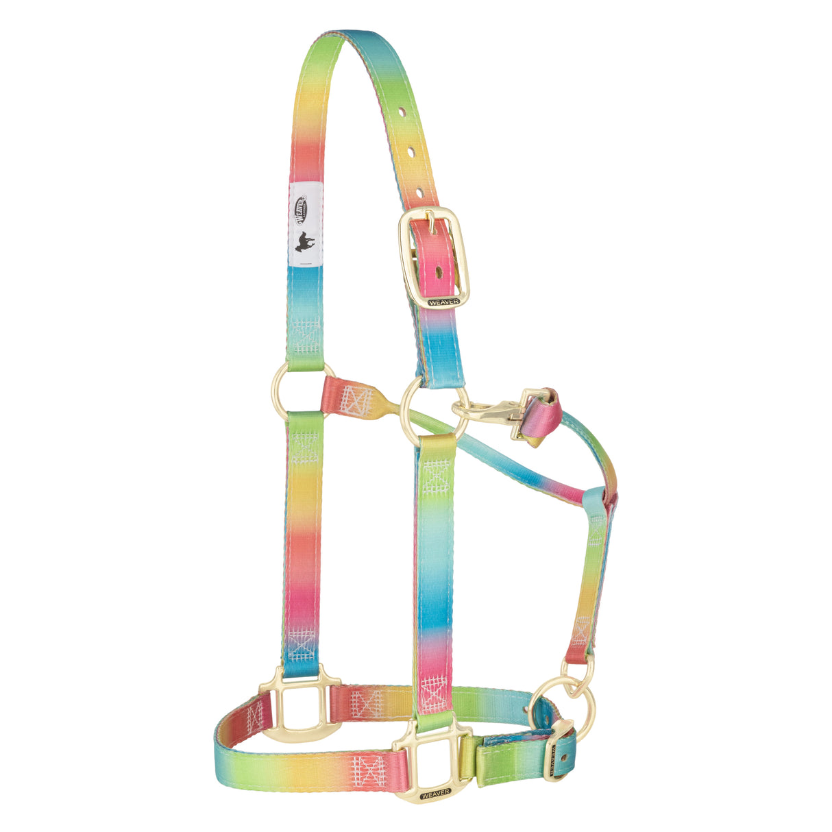 Rainbow Adjustable Polyester Halter, 1"
