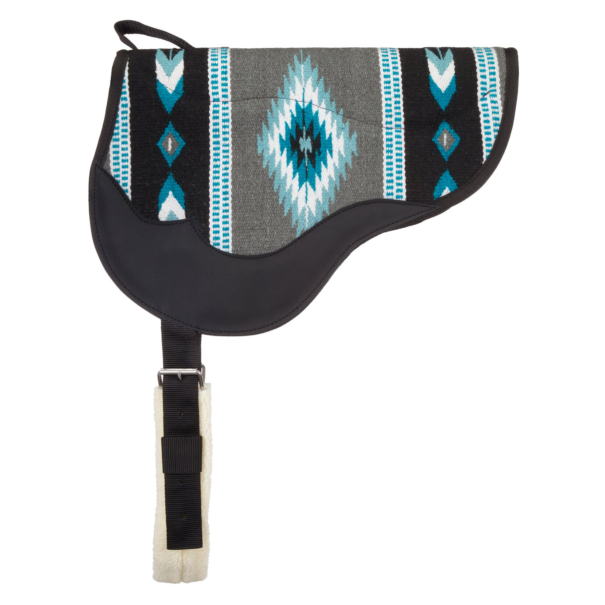 Wool Blanket Top Bareback Pad