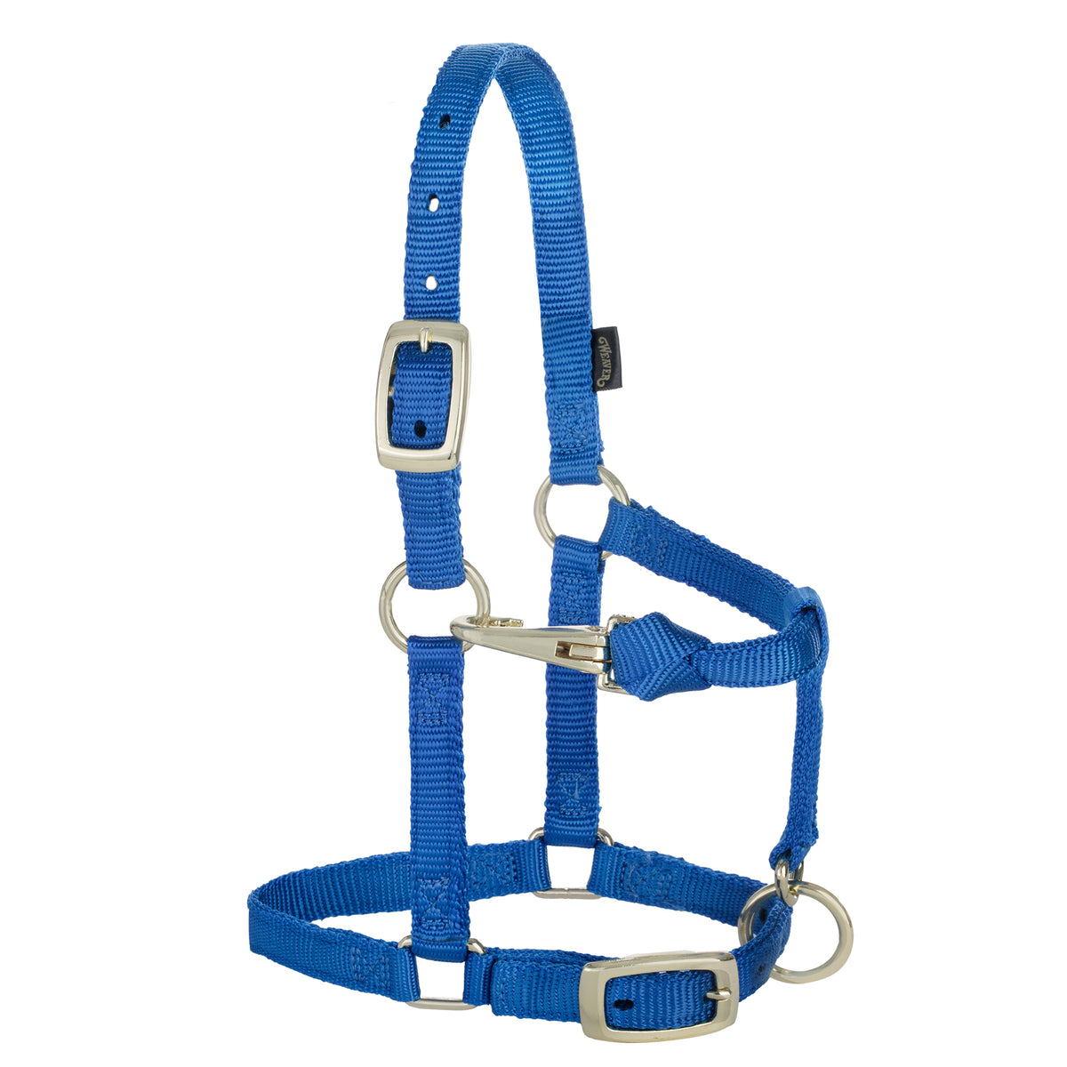 35-6075-RD Weaver Leather Padded Breakaway Adjustable Chin and Throat Snap Halter - Solid Red main image 0