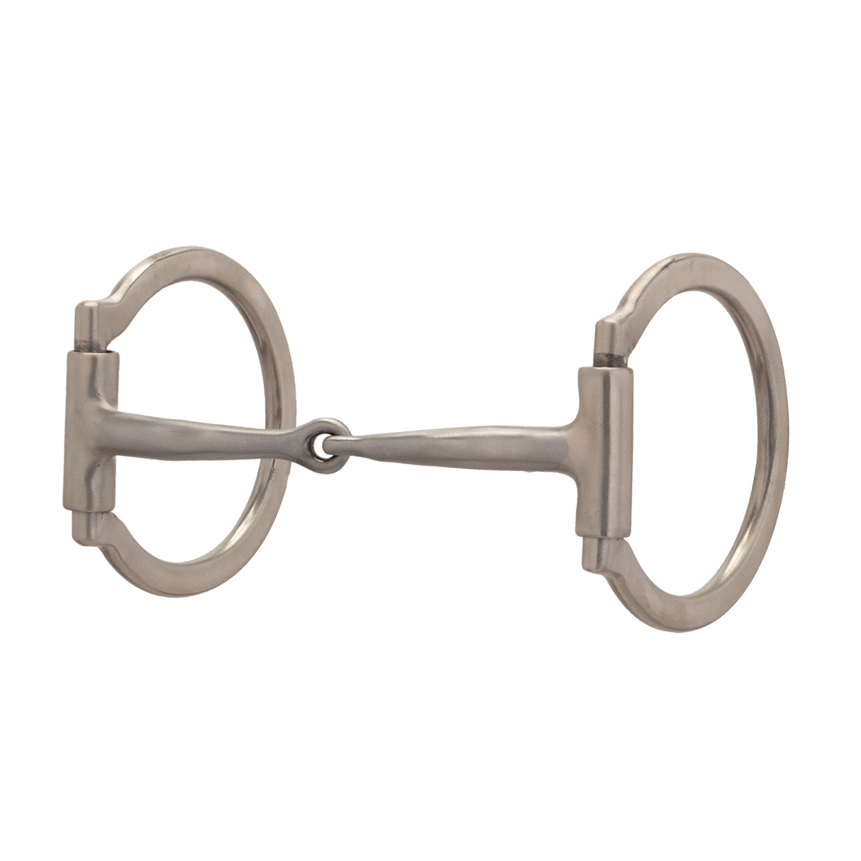 Pro Series  Offset D-Ring Snaffle Bit, Brushed Stainless