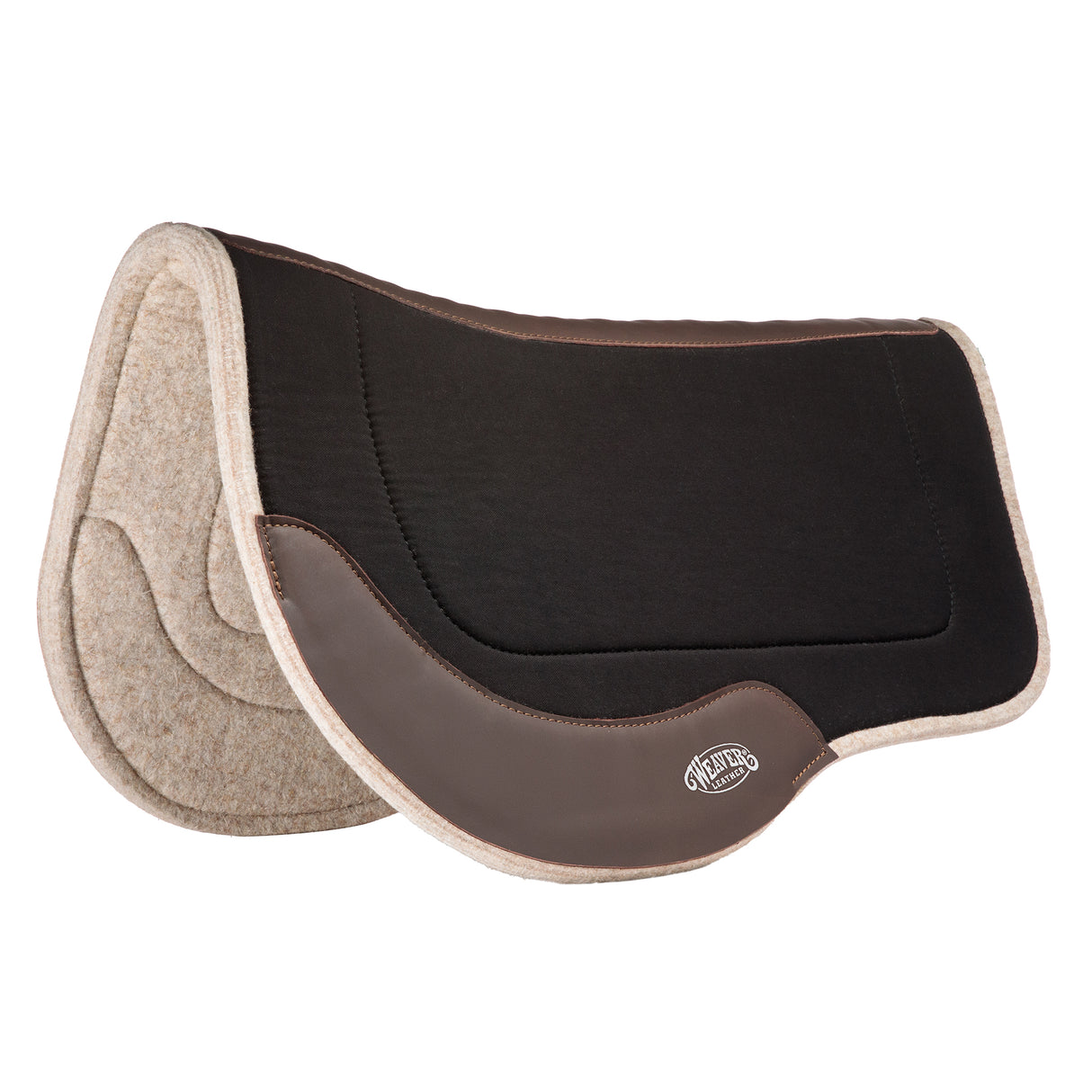 All Purpose Trail Gear Contoured Wool Blend Felt Saddle Pad
