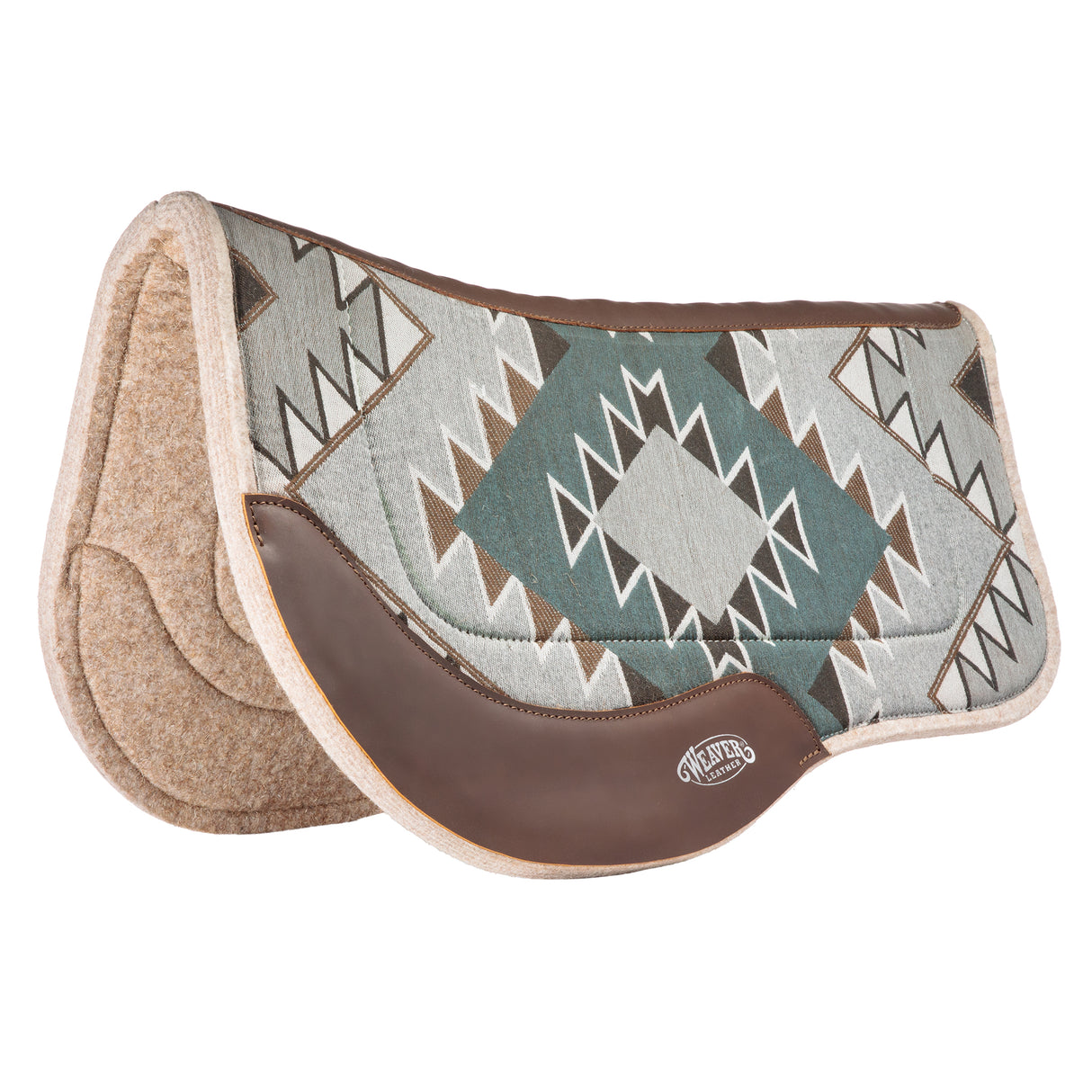 All Purpose Trail Gear Contoured Wool Blend Felt Saddle Pad