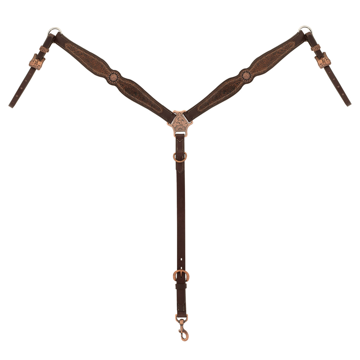 Western Floral Scalloped Breast Collar