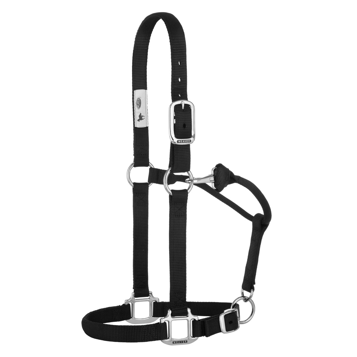 Original Adjustable Nylon Halter with Chrome Plated Hardware