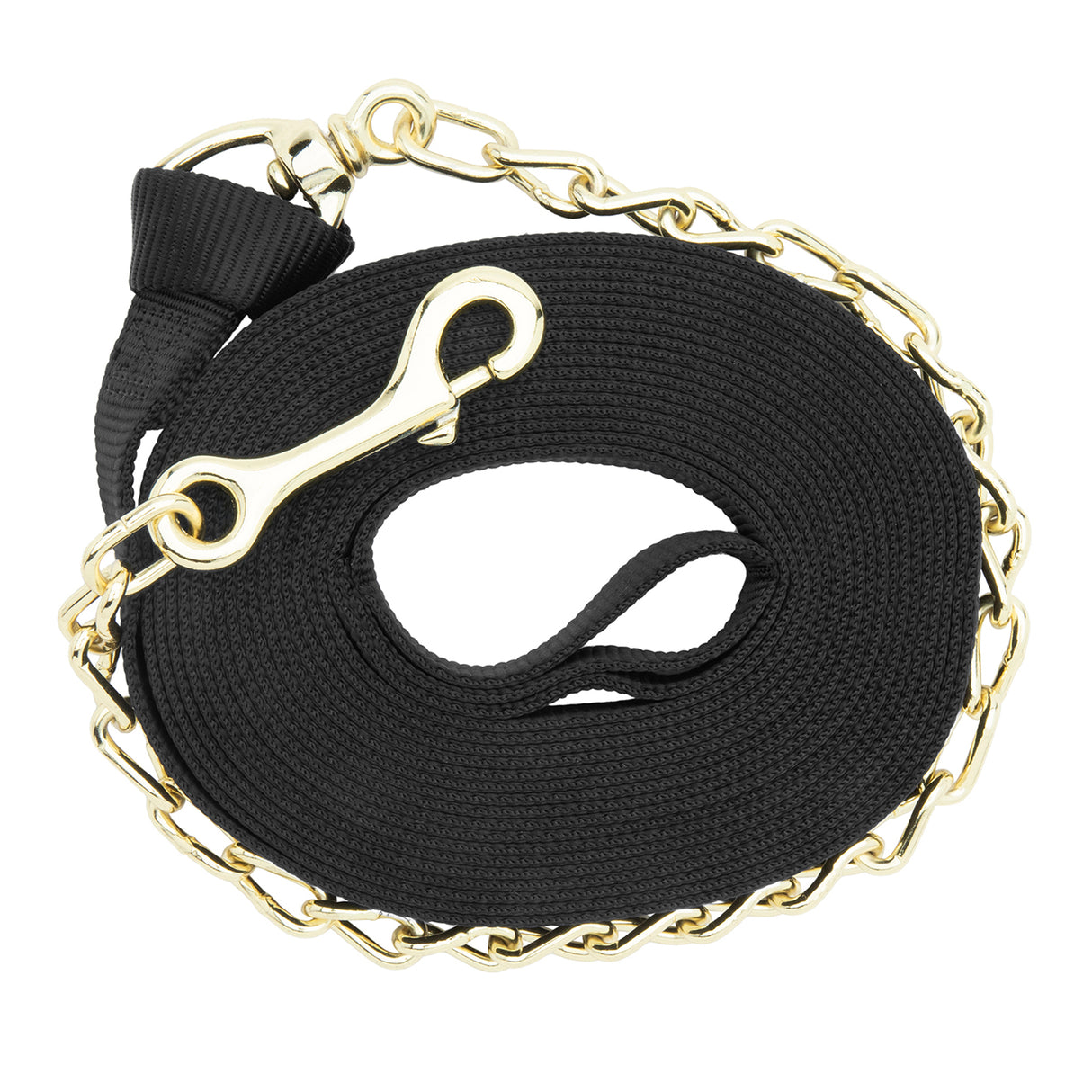 Flat Nylon Lunge Line, 1" x 24 with Chain