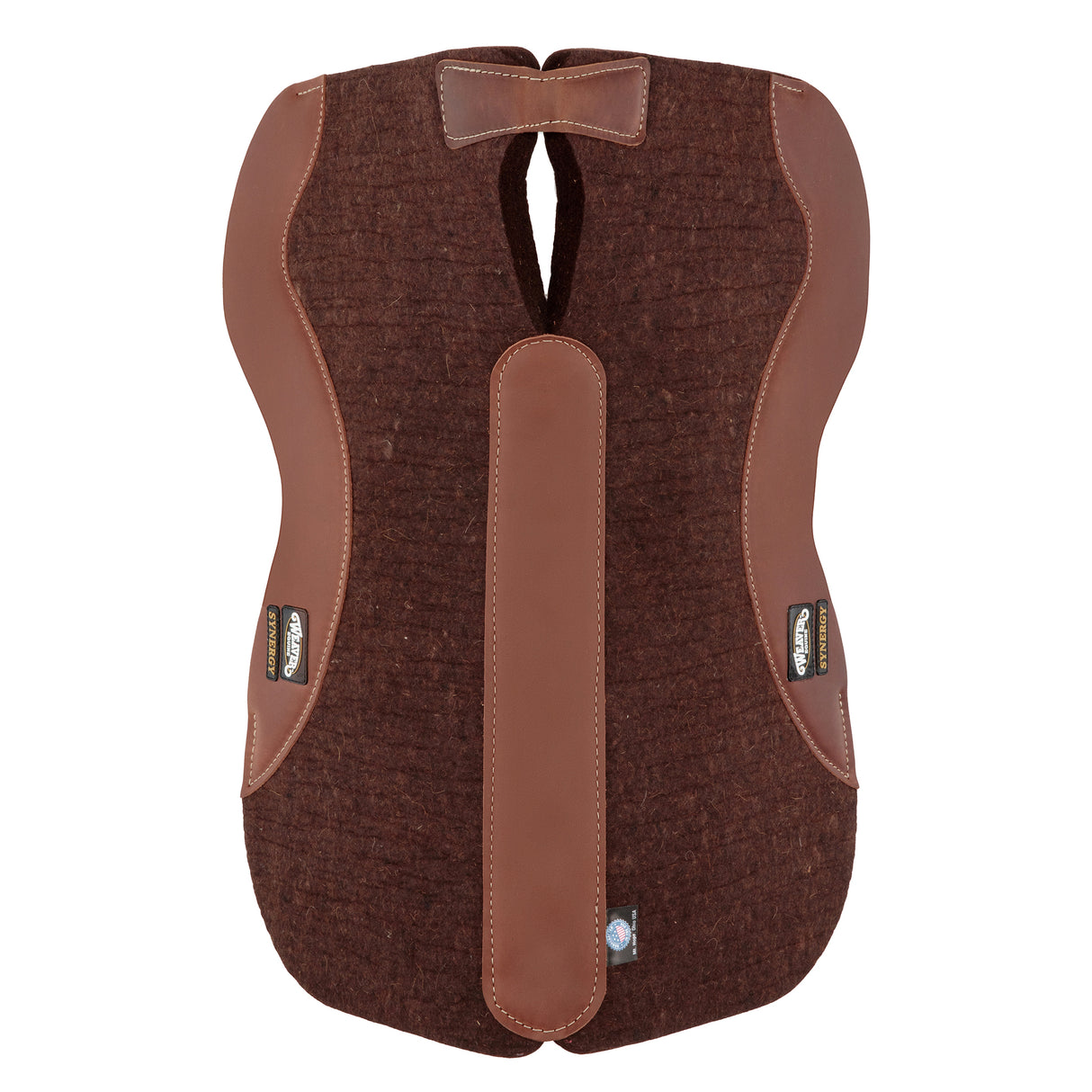 Synergy Contoured Close Contact Steam Pressed 100% Merino Felt Performance Saddle Pad