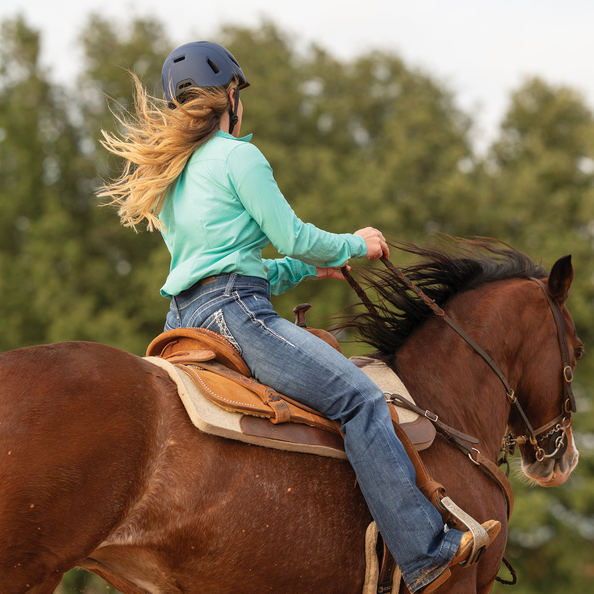 Terrain™ Horse Riding Helmet with Mips® Technology, Multi-Directional Impact Protection System