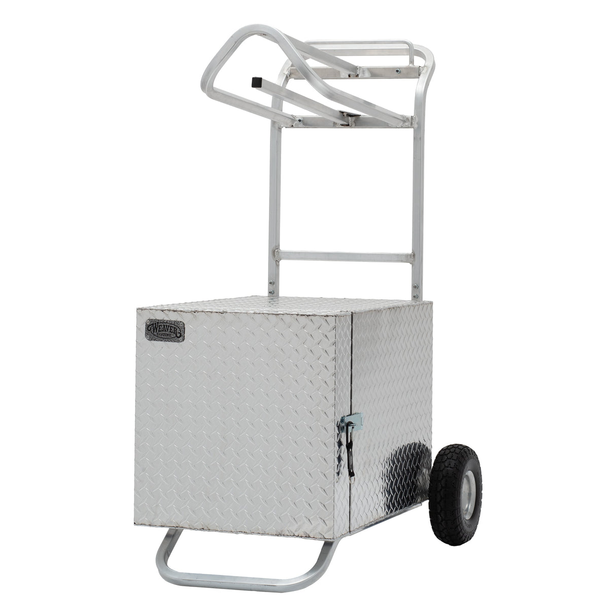 Rolling Tack Box with Saddle Rack