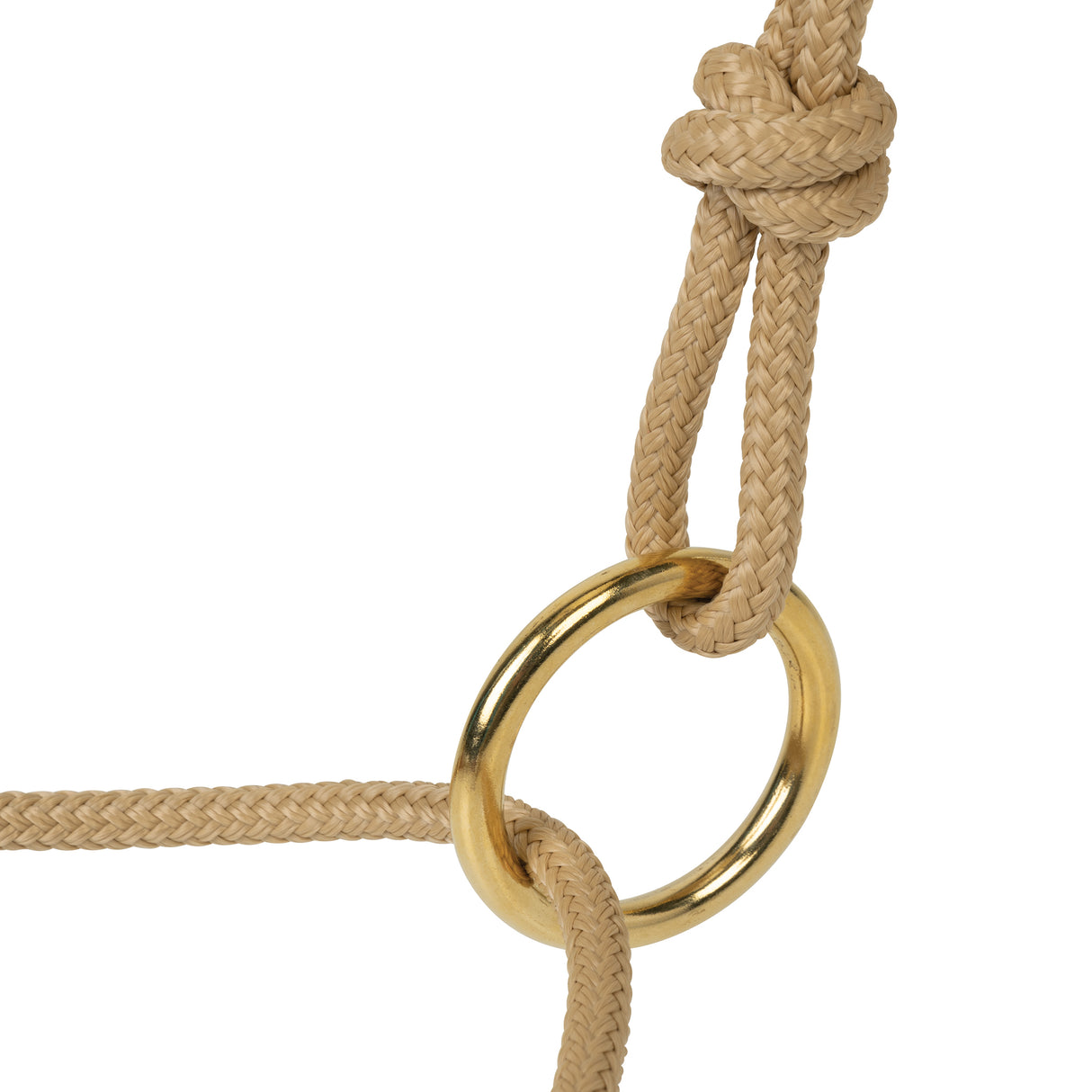 Kalley Krickeberg Breakaway Horseman's Halter, Nylon, Leather & Rope Combination Horse Halter