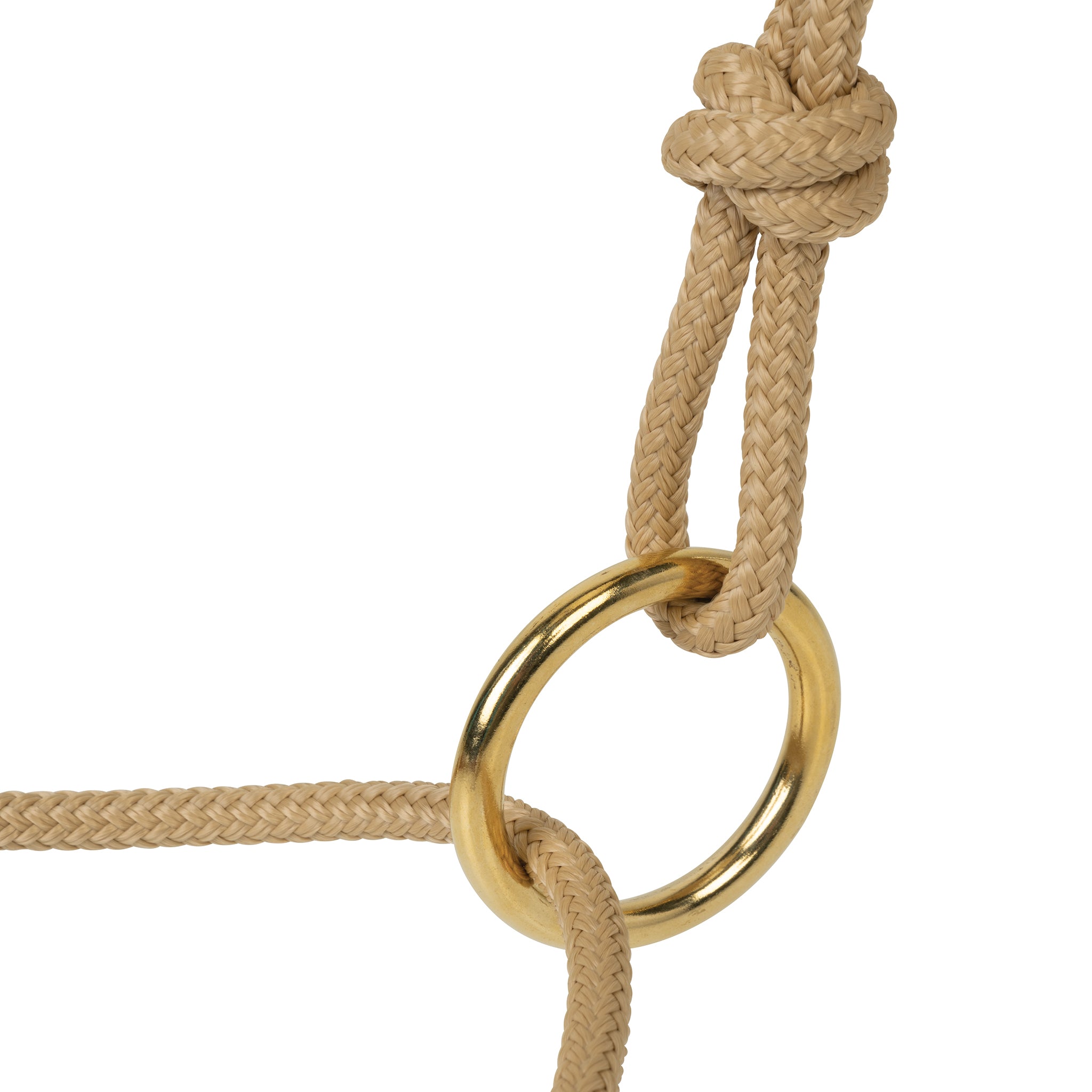 Kalley Krickeberg Breakaway Horseman's Halter, Nylon, Leather & Rope Combination Horse Halter